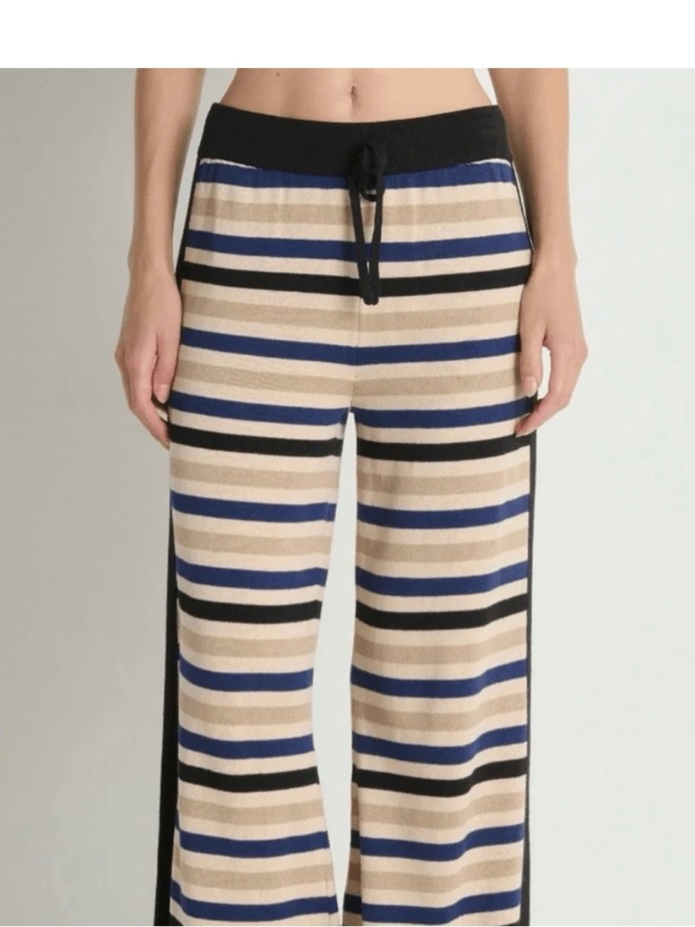 Nation JoJo Veranda Striped Knit Wide Leg pants Small - Picture 3 of 9